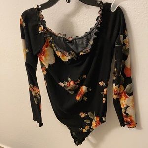 Off the shoulder bodysuit